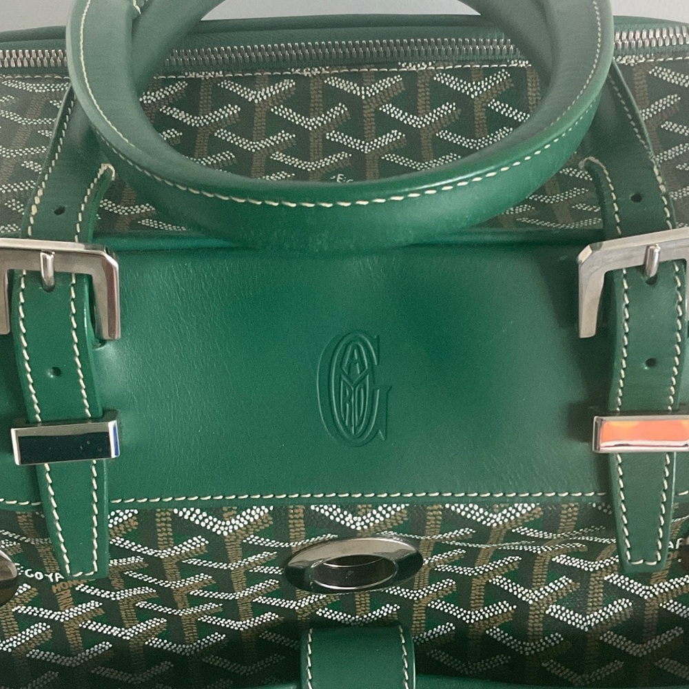 $5340 Goyard Green Dog carrier Bag - Picture 7 of 12